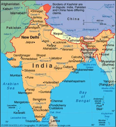 india political  adjacent countries map map  india  surrounding countries southern
