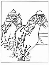Coloring Pages Paarden Horse Horses Kids Derby Kentucky Racing Printable Kleurplaten Sheets Kleurplaat Animated Malvorlagen Print Pferde Seabiscuit Book Ginormasource sketch template