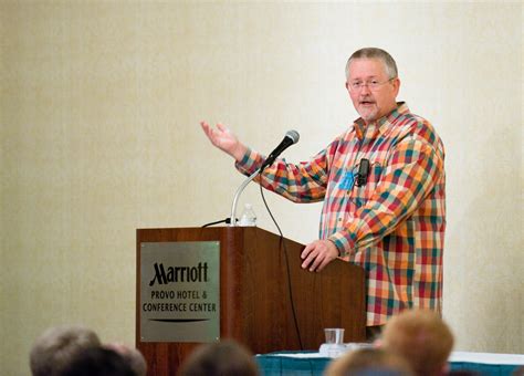 orson scott card delivers keynote science fiction address  daily universe