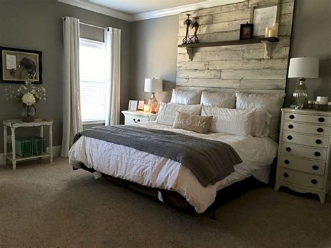 35 Incredible Rustic Farmhouse Master Bedroom Design