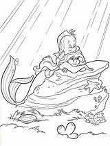 Coloring Ariel Pages Disney Flounder Walt Princess Characters Color Fanpop Mermaid Sketches Adult Getdrawings Kids sketch template