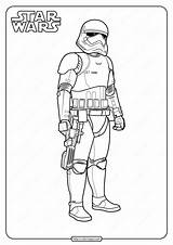 Coloring Stormtrooper Ren Kylo Bb8 sketch template