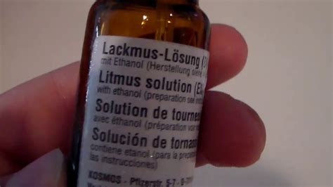 preparing  litmus solution youtube