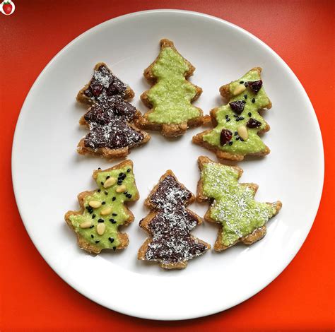bake christmas tree cookies plant based recipe myhealthydessert