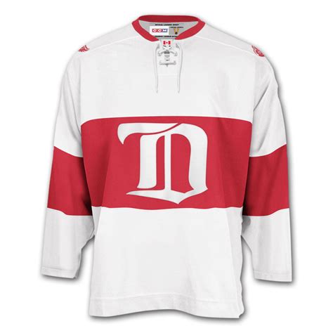 detroit red wings vintage replica jersey   home ccm walmart canada