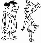 Flintstones Fred Wilma Feuerstein Flinstone Malvorlage Kleurplaat Kolorowanki Flinstonowie Coloriages Flinstones Animierte Dzieci Ausmalbild Clopotel Desene Stimmen sketch template
