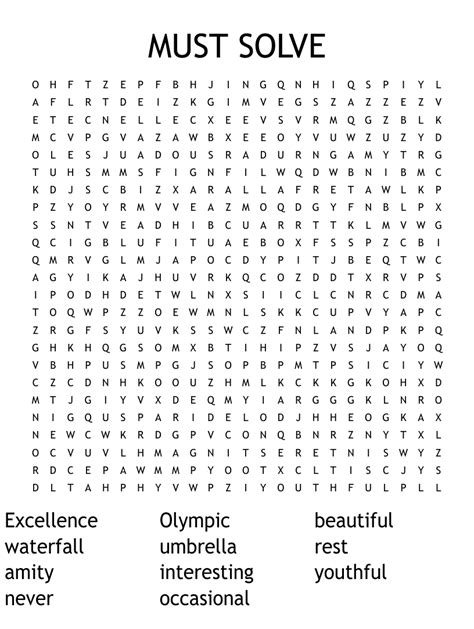 solve word search wordmint