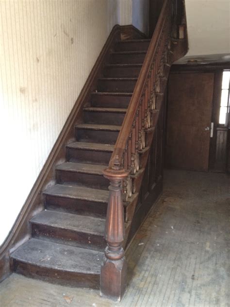 victorian newel post staircase design