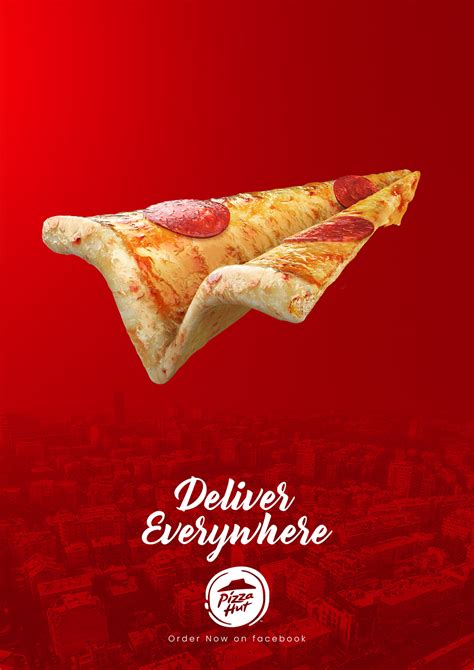 pizza delivery print ad  behance