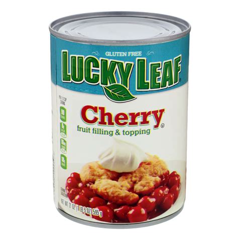 lucky leaf cherry pie filling and topping shop pie filling at h e b