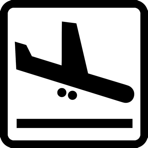 svg symbol airport landing  svg image icon svg silh