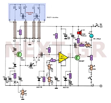 metal detector wiring diagram lecreuset outlet stores buy
