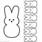 Peeps Marshmallow Chicks Xcolorings sketch template