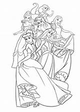 Księżniczki Kolorowanki sketch template