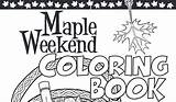 Maple Syrup Coloring Book Kid Weekend Great Kids sketch template