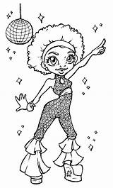 Coloring Disco Pages Ball Queen African Sheets Colouring Adult American Books Template Kids Dance Color Stamps Coloriage Getdrawings Party Drawings sketch template