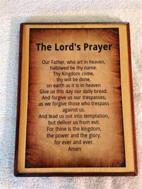 lord s prayer plaque glc craft mall
