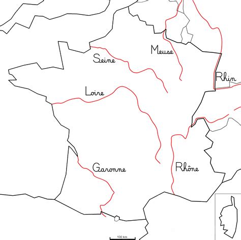 carte des fleuves en france primanyccom