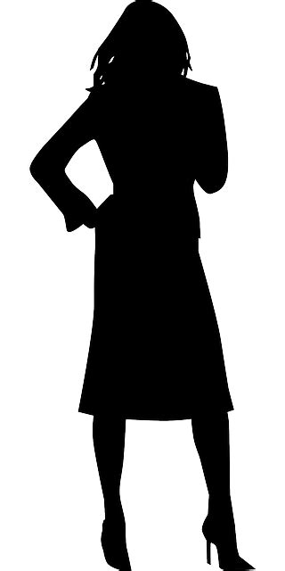 female silhouette woman · free vector graphic on pixabay