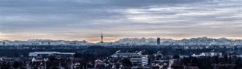 muenchen winter panorama foto bild city muenchen sonnenaufgang