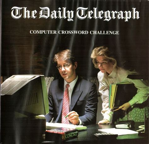 The Daily Telegraph Computer Crossword Challenge 1988 Dos Box Cover