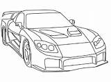 Coloring Car Pages Drawing Cars Fast Furious Drift Outline Supra Toyota Cup Tokyo Gtr Trans Am Cliparts Clipart Draw Print sketch template
