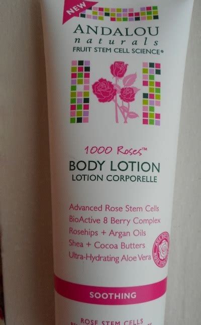 andalou naturals 1000 roses soothing body lotion review