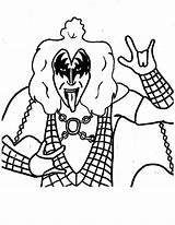 Kiss Coloring Band Pages Drawing Rock Mariachi Getdrawings Marching Sheets Getcolorings Printable Template Strawberry Colorings Great sketch template