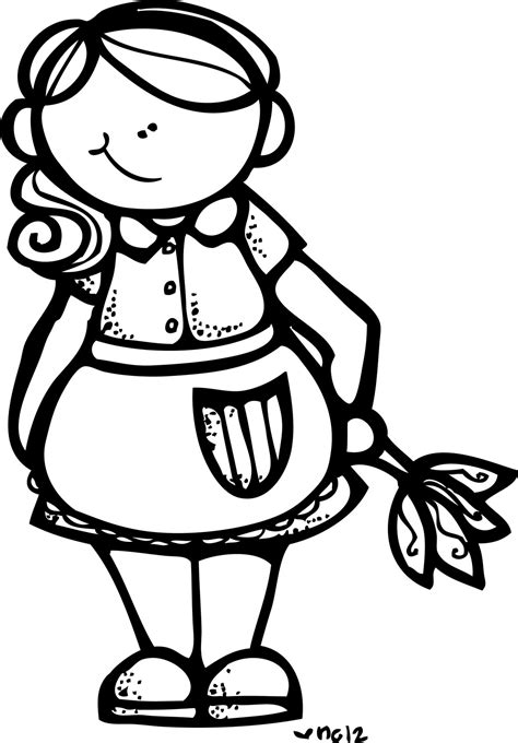 house cleaning coloring pages