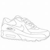 Coloring Pages Nike Shoes Air Popular sketch template