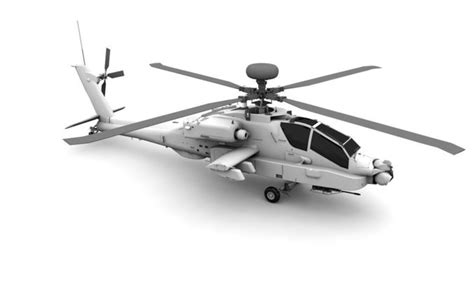 Ah 64d Apache Longbow Helicopter 3d Model Ph
