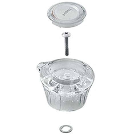 moen knob clear acrylic single tub  shower handle  single handle tub  shower valve