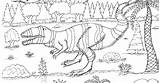 Giganotosaurus sketch template