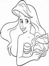 Coloring Mermaid Pages Ariel Little Eric Prince Pdf Getcolorings Printable Colouring sketch template