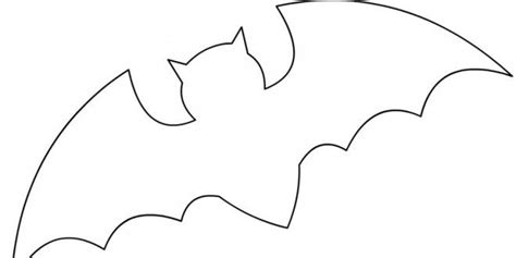 bat template  halloween coloring page halloween templates