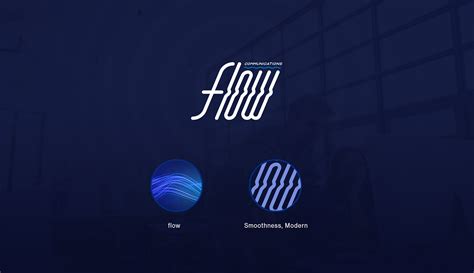 flow logo design  behance