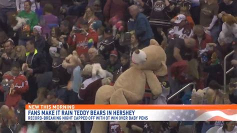 Hershey Bears Collect Record Breaking Amount Of Teddy Bears Whp