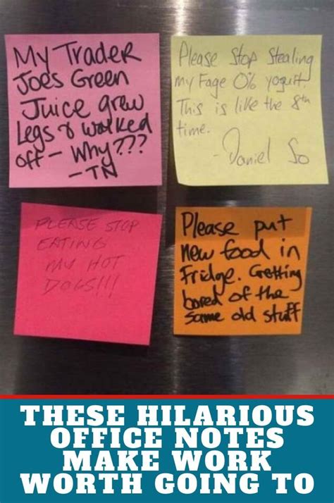 These Hilarious Office Notes Make Work Worth Going To Hilarious