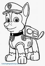 Paw Patrol Chase Coloring Pages Color Getcolorings Printable Print sketch template