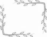 Frame Coloring Pages Book Flower Printable sketch template