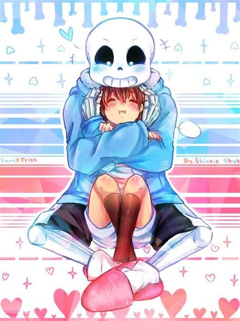 Sans X Frisk By Shinnieshys Adorable Pinterest Fanart I Love And