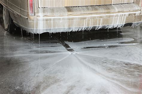 car wash soapy bumper floor drain stock photo  image  istock
