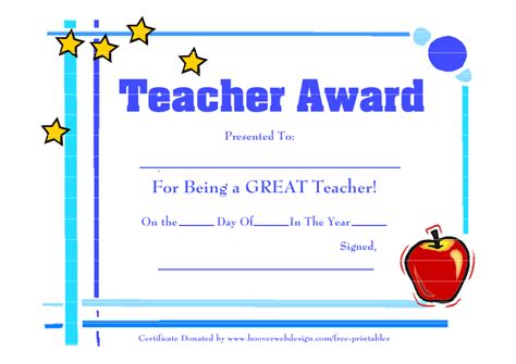 teacher appreciation certificate  printable printable word searches