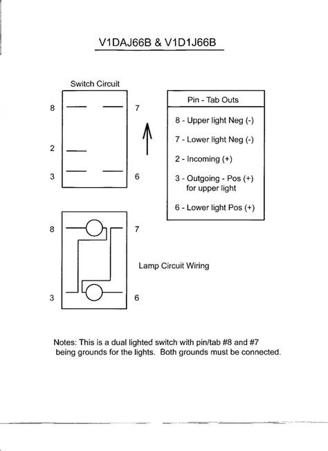pin rocker switch wiring diagram cadicians blog