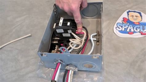 wiring  hot tub gfci breaker