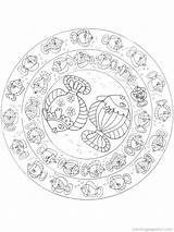 Mandala Fische Ausmalbilder Ausmalen Piraten Fisch Ausdrucken Ausmalbild Tableau sketch template