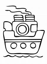 Battello Dzieci Colorare Kolorowanki Steamboat Vapore Colorkid Disegni Vapor Kolorowanka Malvorlagen Dampfschiff Bambini Barco Piccoli sketch template
