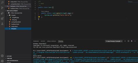 visual studio code running  java program  vscode stack overflow