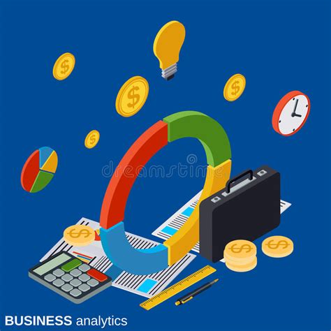 market trends analysis financial statistics business report vector