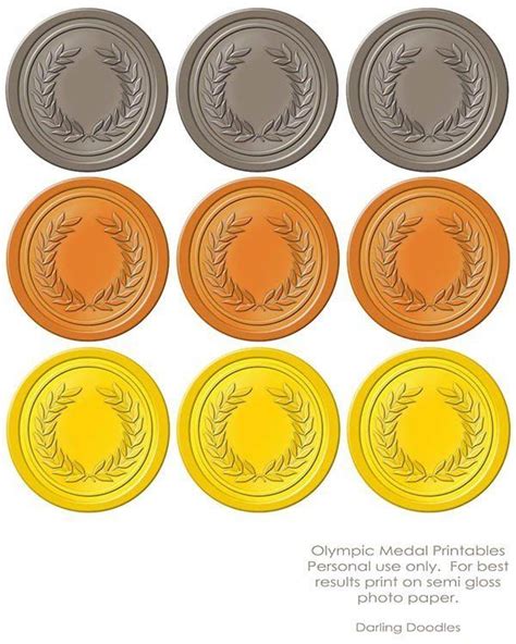 gold medal printable   olympic printables olympic medals